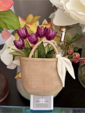 🆕🍷 BATH & BODY WORKS LIMITED EDITION “WINE BASKET WITH FLOWERS” WALLFLOWER PLUG